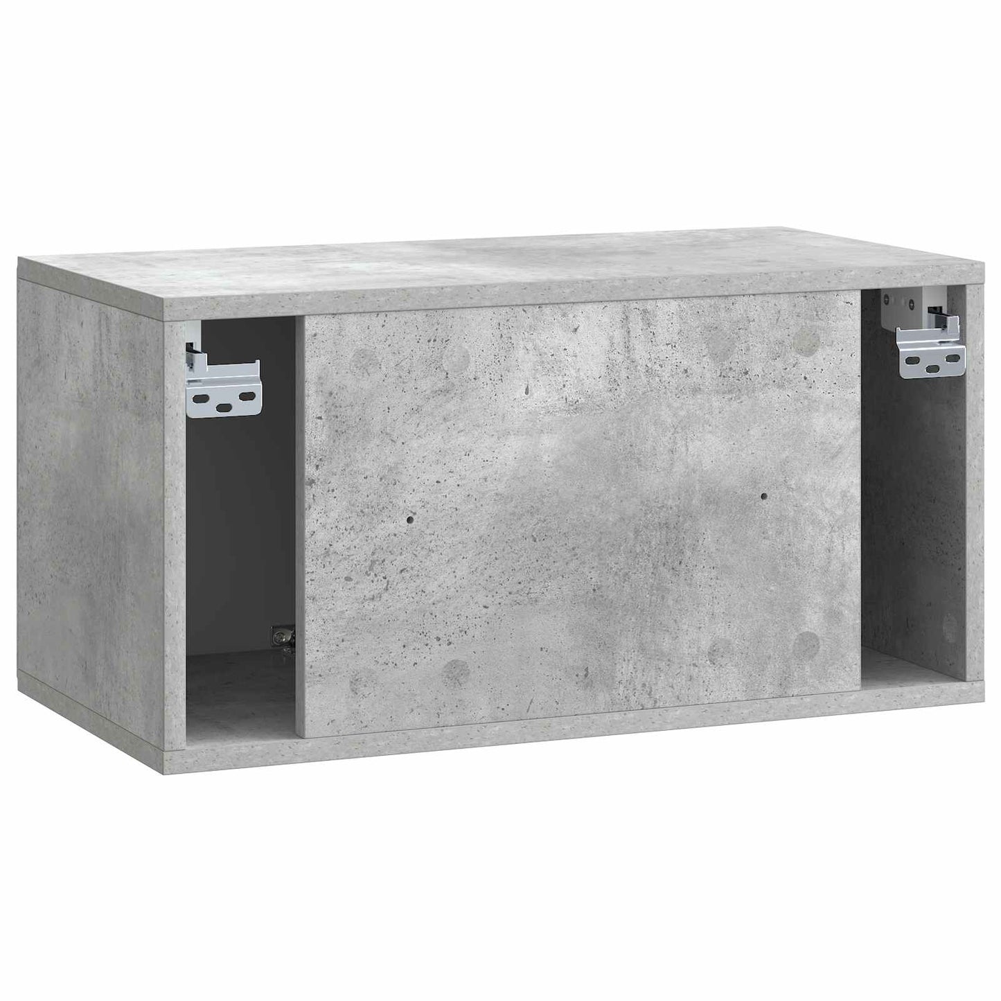 vidaXL Wall-Mounted TV Cabinet 59.5 x 31 x 30 cm Concrete Grey
