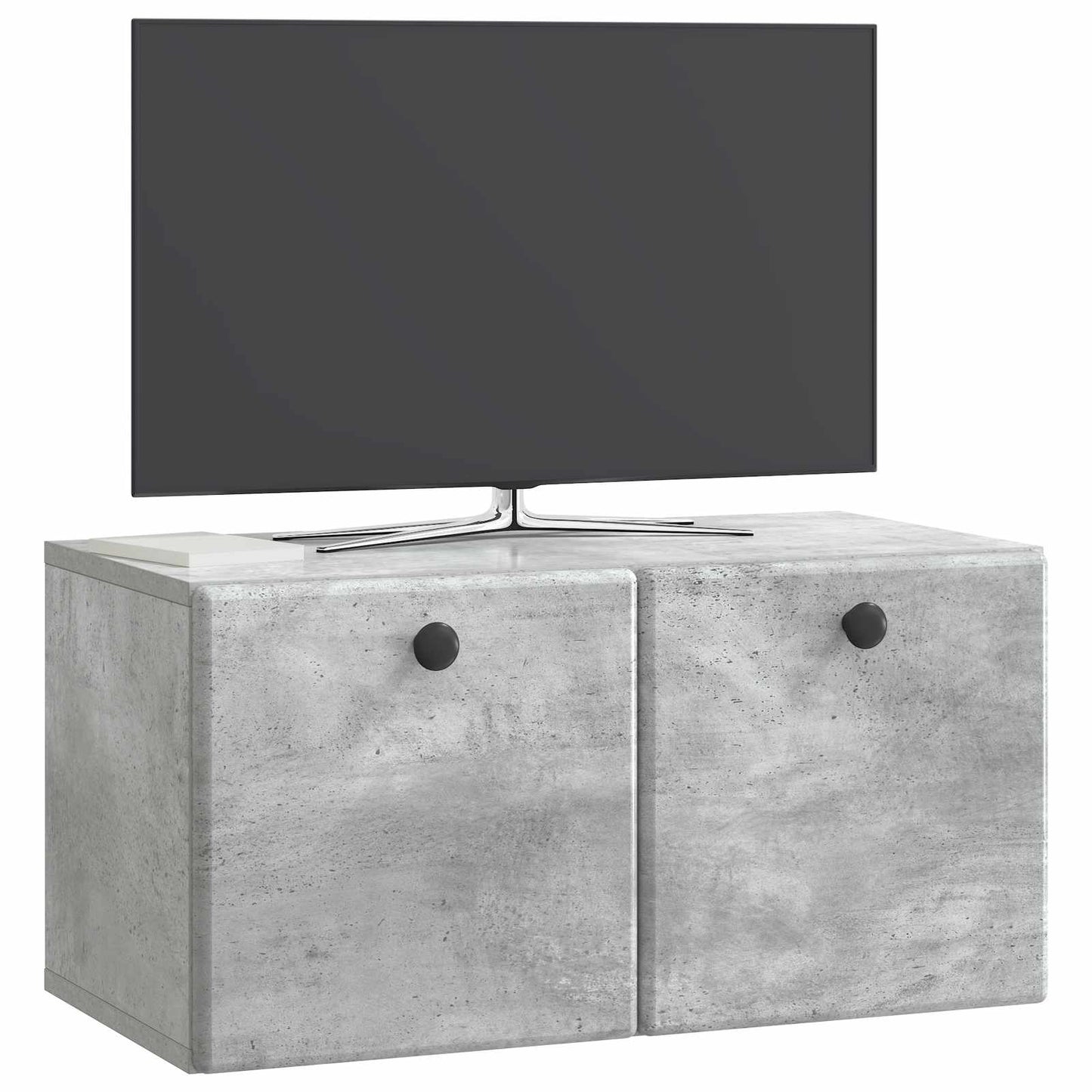 vidaXL Wall-Mounted TV Cabinet 59.5 x 31 x 30 cm Concrete Grey