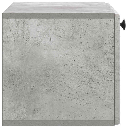 vidaXL Wall-Mounted TV Cabinet 59.5 x 31 x 30 cm Concrete Grey