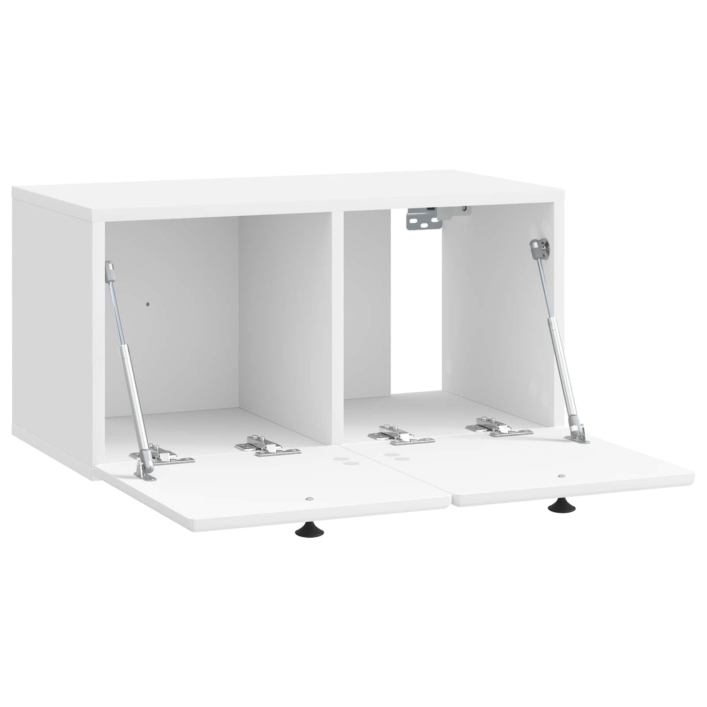vidaXL Wall-Mounted TV Cabinet 59.5 x 31 x 30 cm High Gloss White