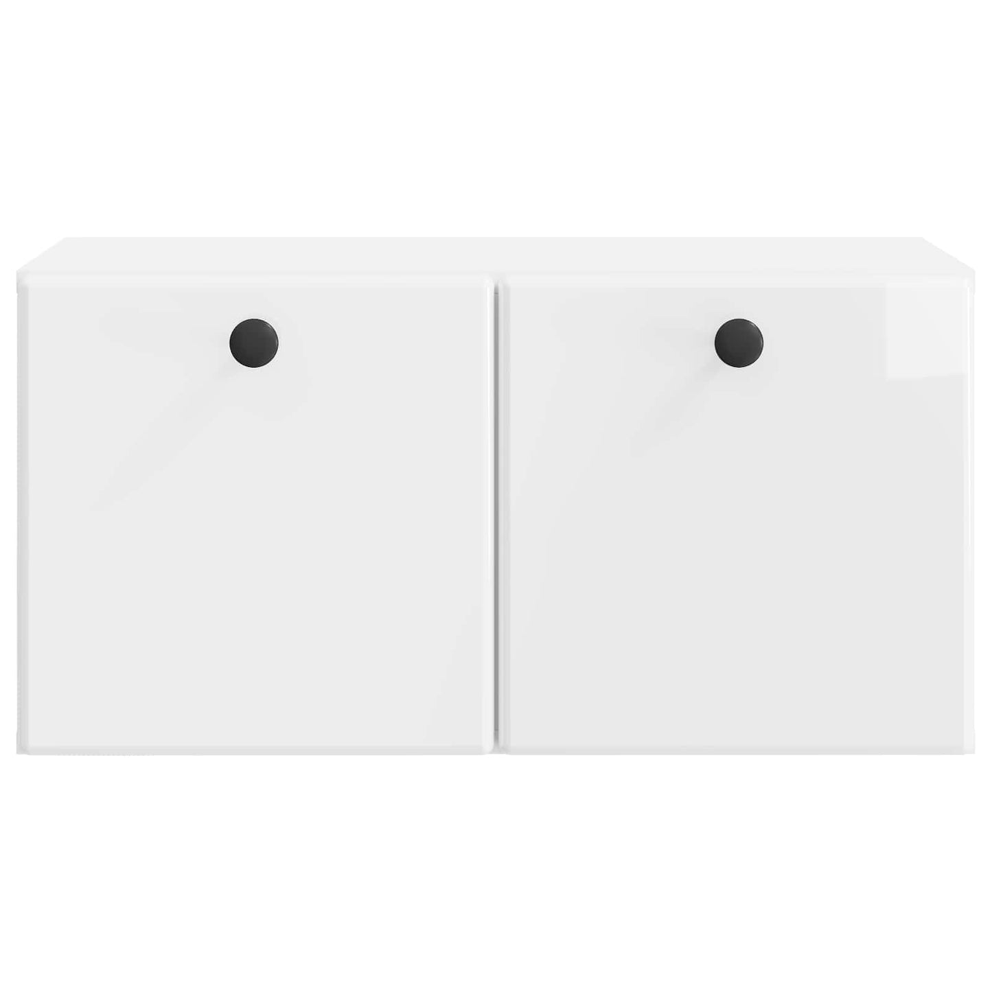 vidaXL Wall-Mounted TV Cabinet 59.5 x 31 x 30 cm High Gloss White
