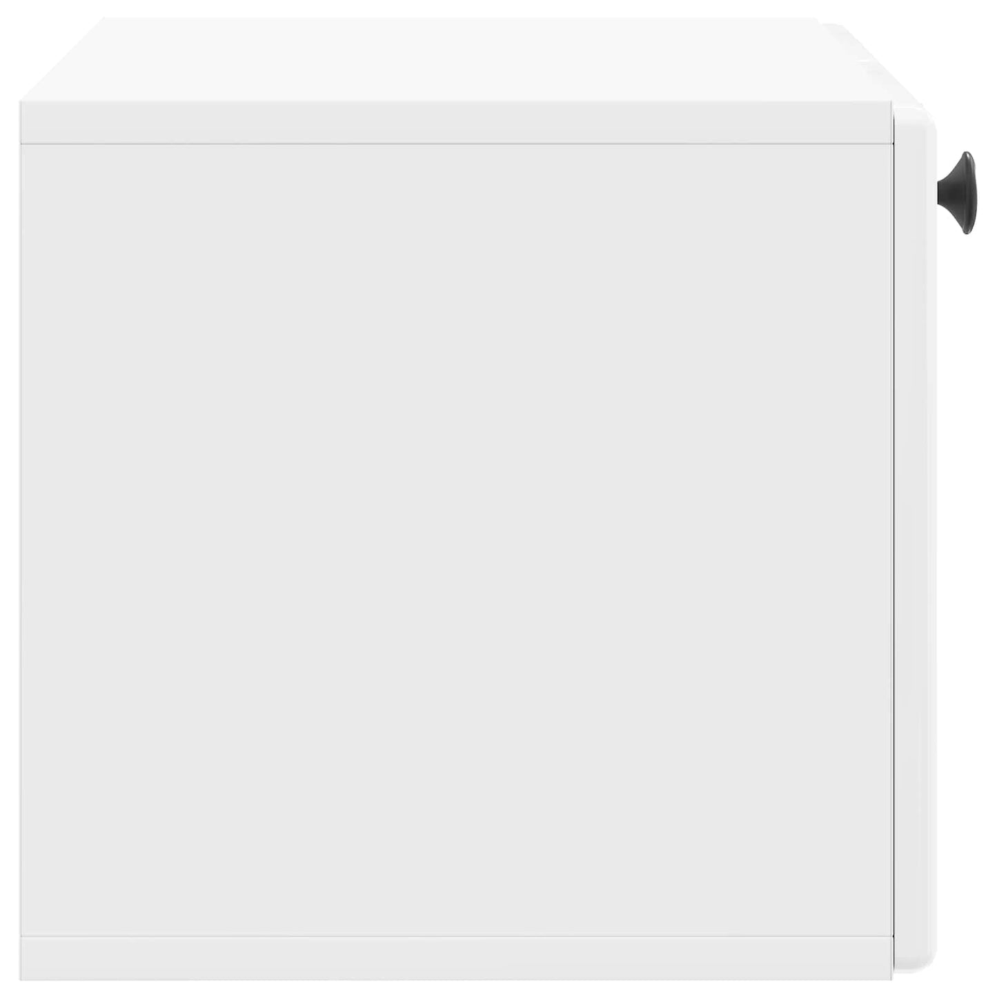 vidaXL Wall-Mounted TV Cabinet 59.5 x 31 x 30 cm High Gloss White
