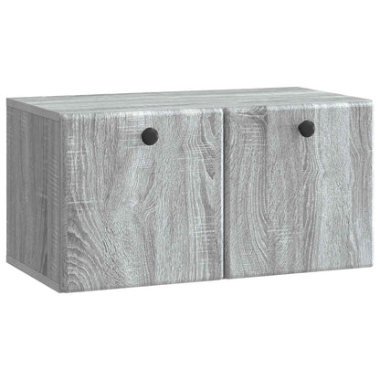 vidaXL Wall-Mounted TV Cabinet 59.5 x 31 x 30 cm Grey Sonoma