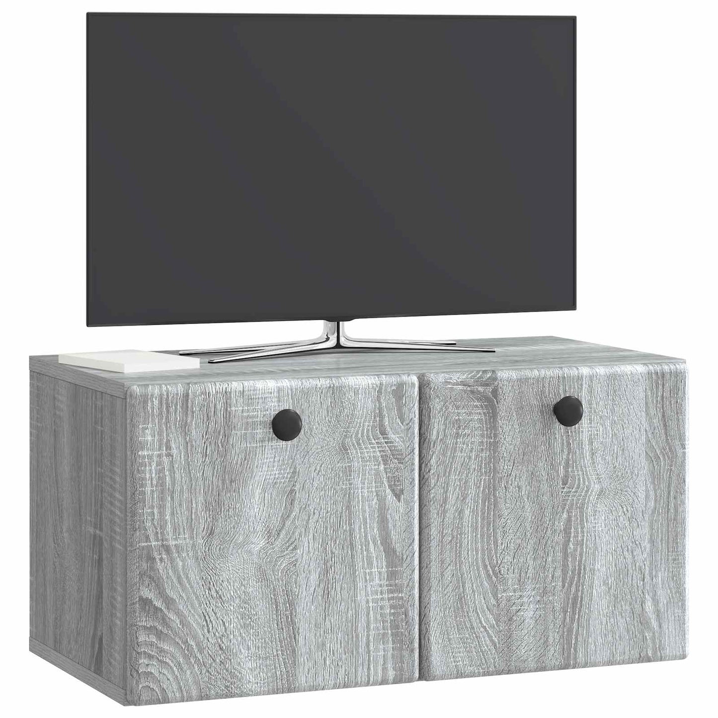 vidaXL Wall-Mounted TV Cabinet 59.5 x 31 x 30 cm Grey Sonoma