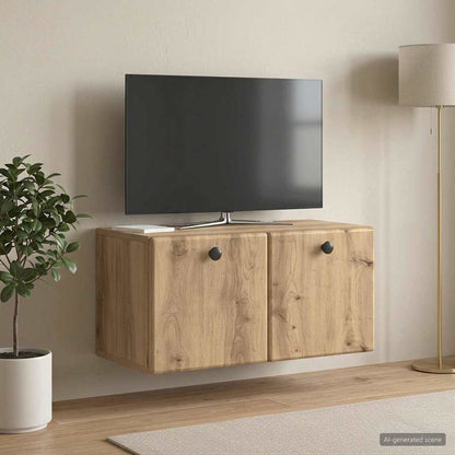 vidaXL Wall-Mounted TV Cabinet 59.5 x 31 x 30 cm Artisan Oak