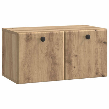 vidaXL Wall-Mounted TV Cabinet 59.5 x 31 x 30 cm Artisan Oak