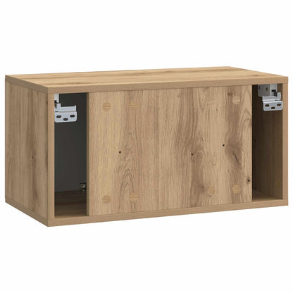 vidaXL Wall-Mounted TV Cabinet 59.5 x 31 x 30 cm Artisan Oak
