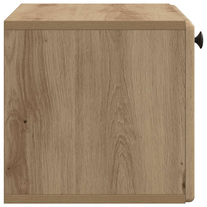 vidaXL Wall-Mounted TV Cabinet 59.5 x 31 x 30 cm Artisan Oak