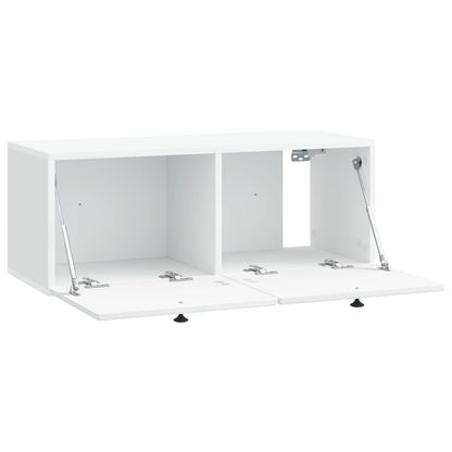 vidaXL Wall-Mounted TV Cabinet 78.5 x 31 x 30 cm White Engineered Wood