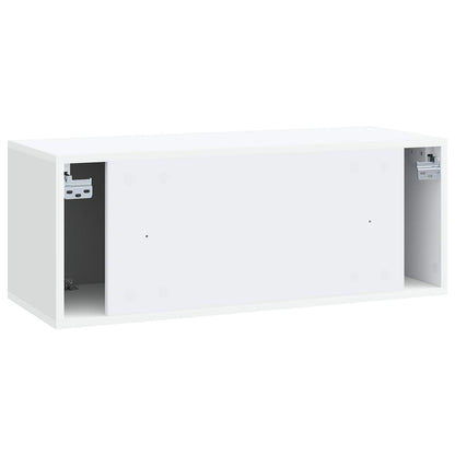 vidaXL Wall-Mounted TV Cabinet 78.5 x 31 x 30 cm White Engineered Wood