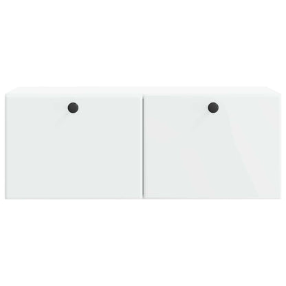 vidaXL Wall-Mounted TV Cabinet 78.5 x 31 x 30 cm White Engineered Wood