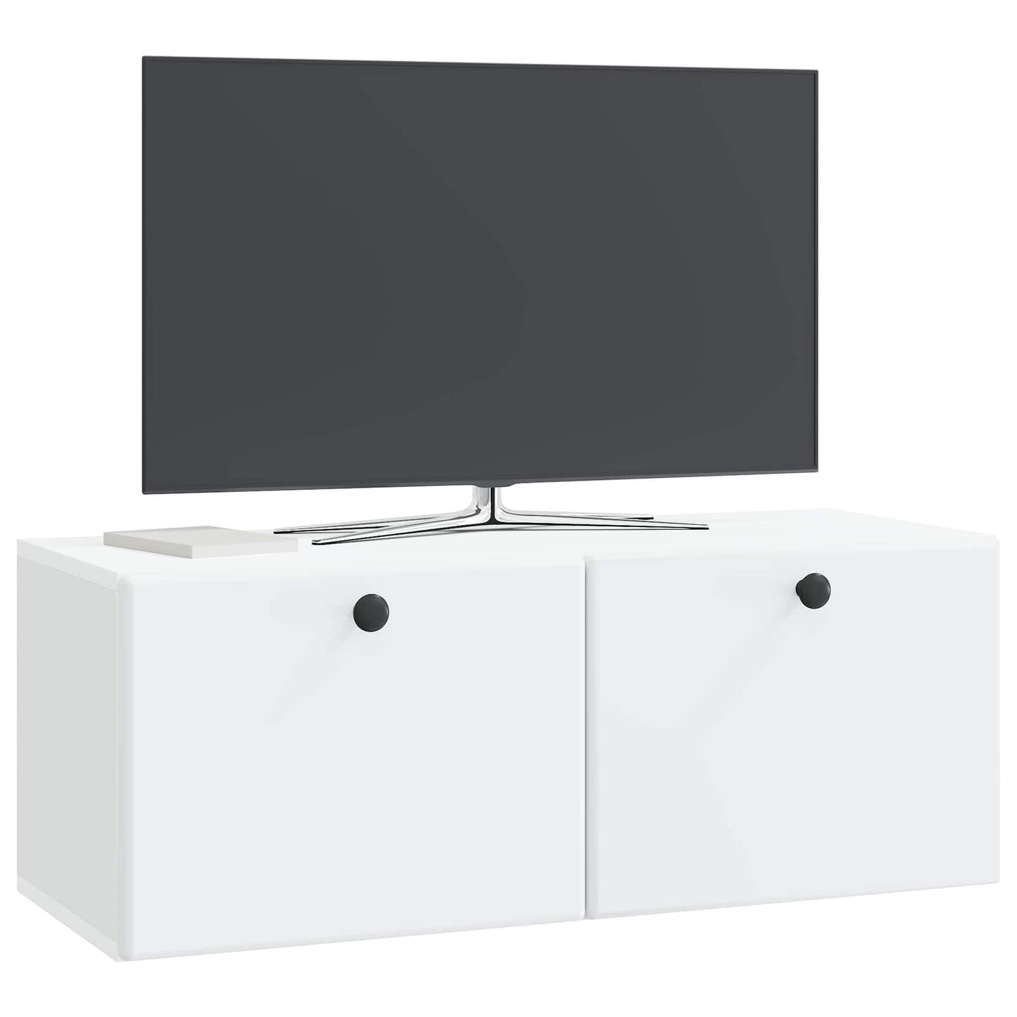 vidaXL Wall-Mounted TV Cabinet 78.5 x 31 x 30 cm White Engineered Wood