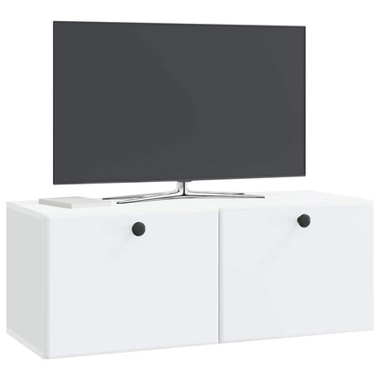 vidaXL Wall-Mounted TV Cabinet 78.5 x 31 x 30 cm White Engineered Wood