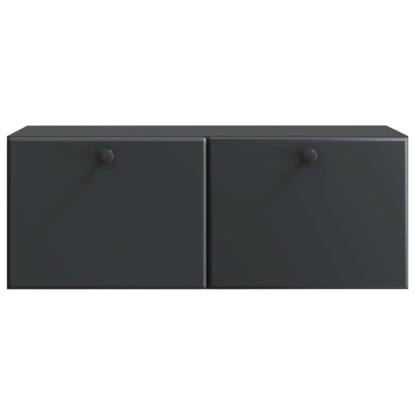 vidaXL Wall-Mounted TV Cabinet 78.5 x 31 x 30 cm Black Engineered Wood