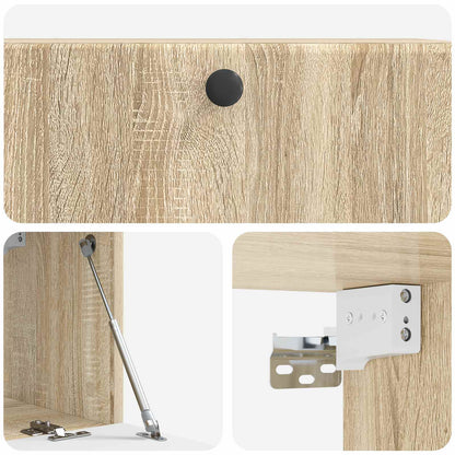 vidaXL Wall-Mounted TV Cabinet 78.5 x 31 x 30 cm Sonoma Oak