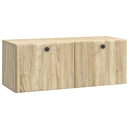 vidaXL Wall-Mounted TV Cabinet 78.5 x 31 x 30 cm Sonoma Oak