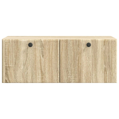 vidaXL Wall-Mounted TV Cabinet 78.5 x 31 x 30 cm Sonoma Oak