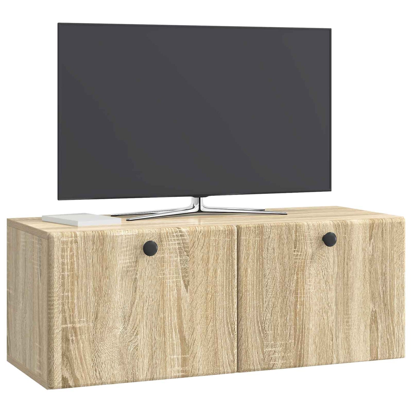 vidaXL Wall-Mounted TV Cabinet 78.5 x 31 x 30 cm Sonoma Oak
