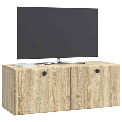 vidaXL Wall-Mounted TV Cabinet 78.5 x 31 x 30 cm Sonoma Oak