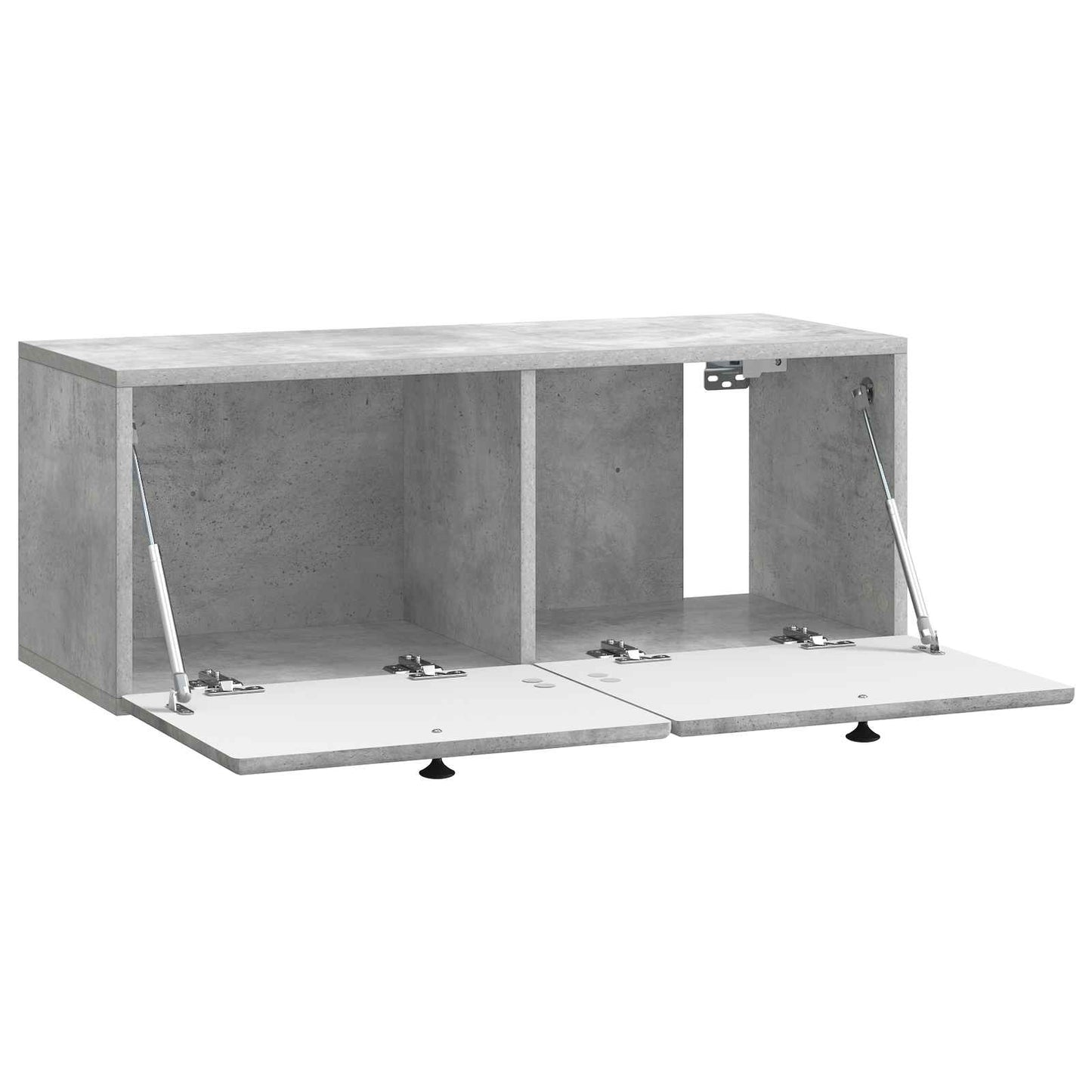 vidaXL Wall-Mounted TV Cabinet 78.5 x 31 x 30 cm Concrete Grey