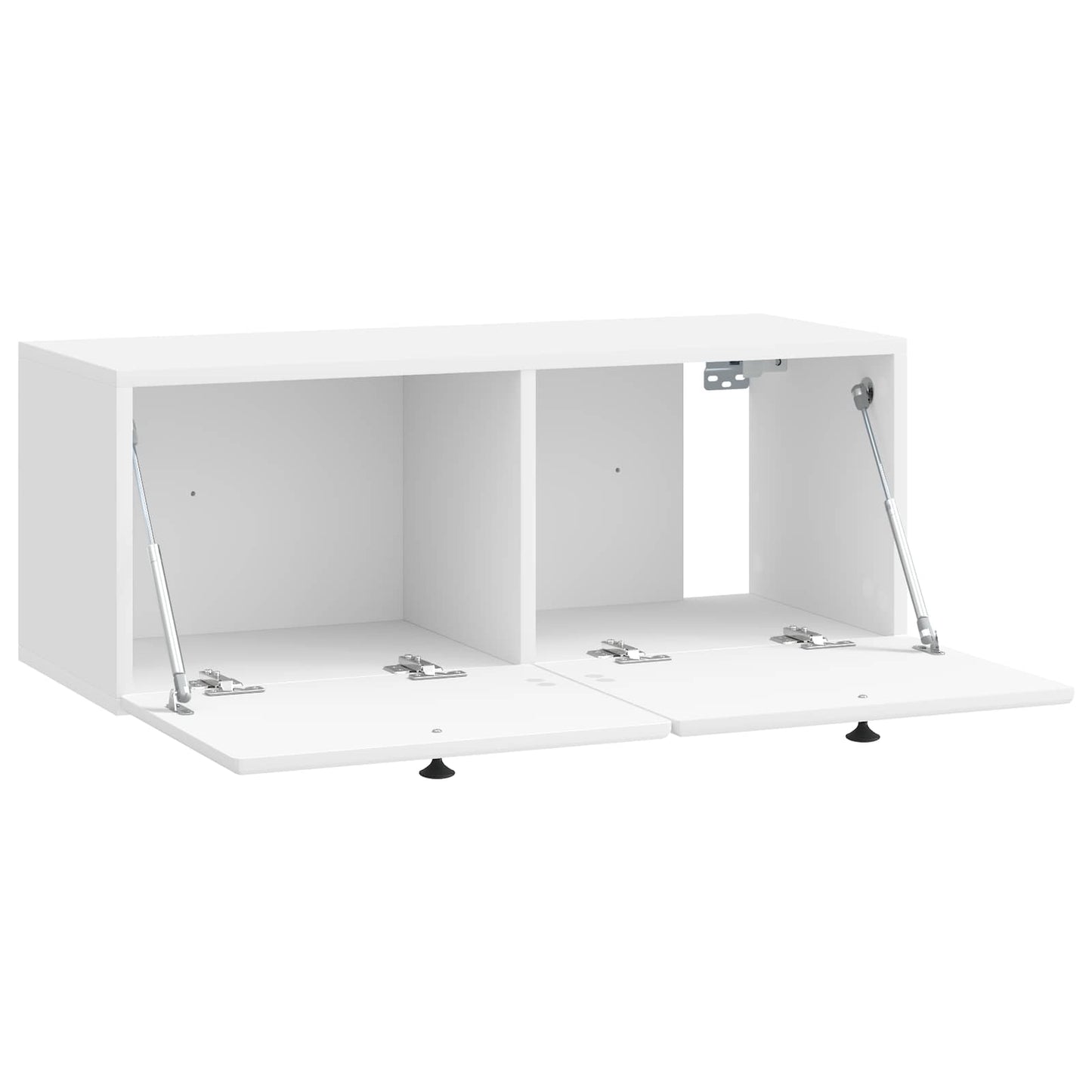 vidaXL Wall-Mounted TV Cabinet 78.5 x 31 x 30 cm High Gloss White