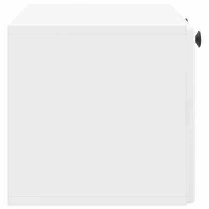 vidaXL Wall-Mounted TV Cabinet 78.5 x 31 x 30 cm High Gloss White