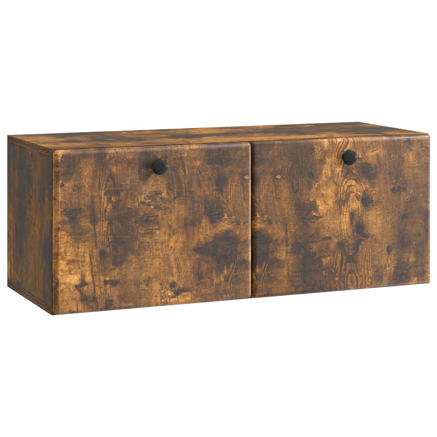 vidaXL Wall-Mounted TV Cabinet 78.5 x 31 x 30 cm Smoked Oak