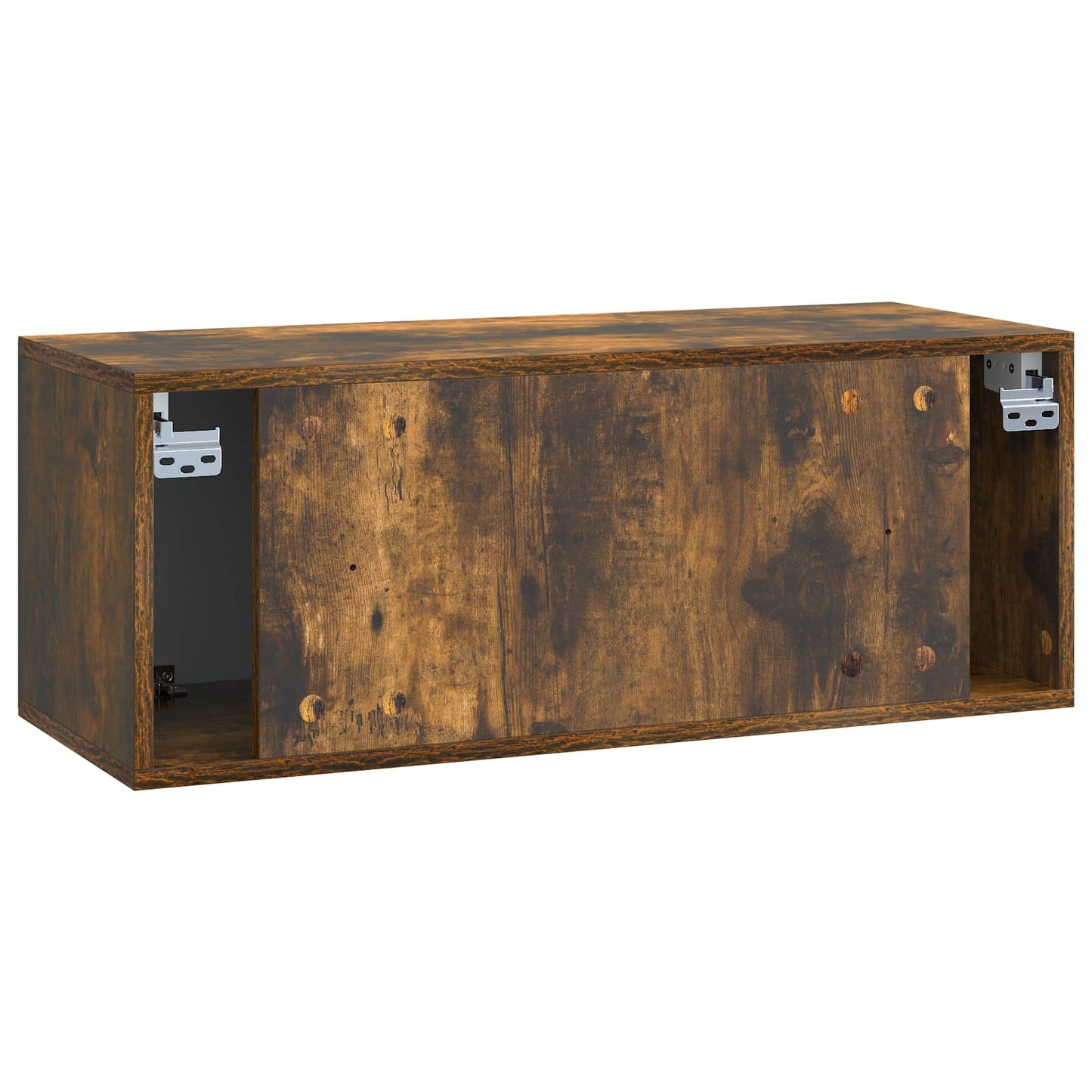 vidaXL Wall-Mounted TV Cabinet 78.5 x 31 x 30 cm Smoked Oak