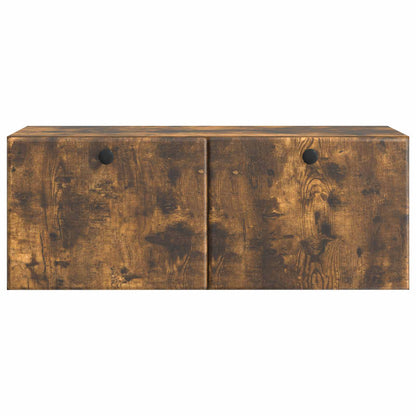 vidaXL Wall-Mounted TV Cabinet 78.5 x 31 x 30 cm Smoked Oak
