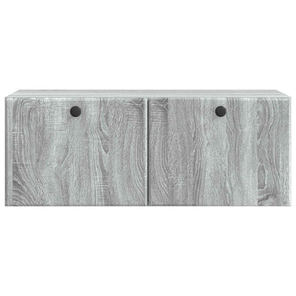 vidaXL Wall-Mounted TV Cabinet 78.5 x 31 x 30 cm Grey Sonoma