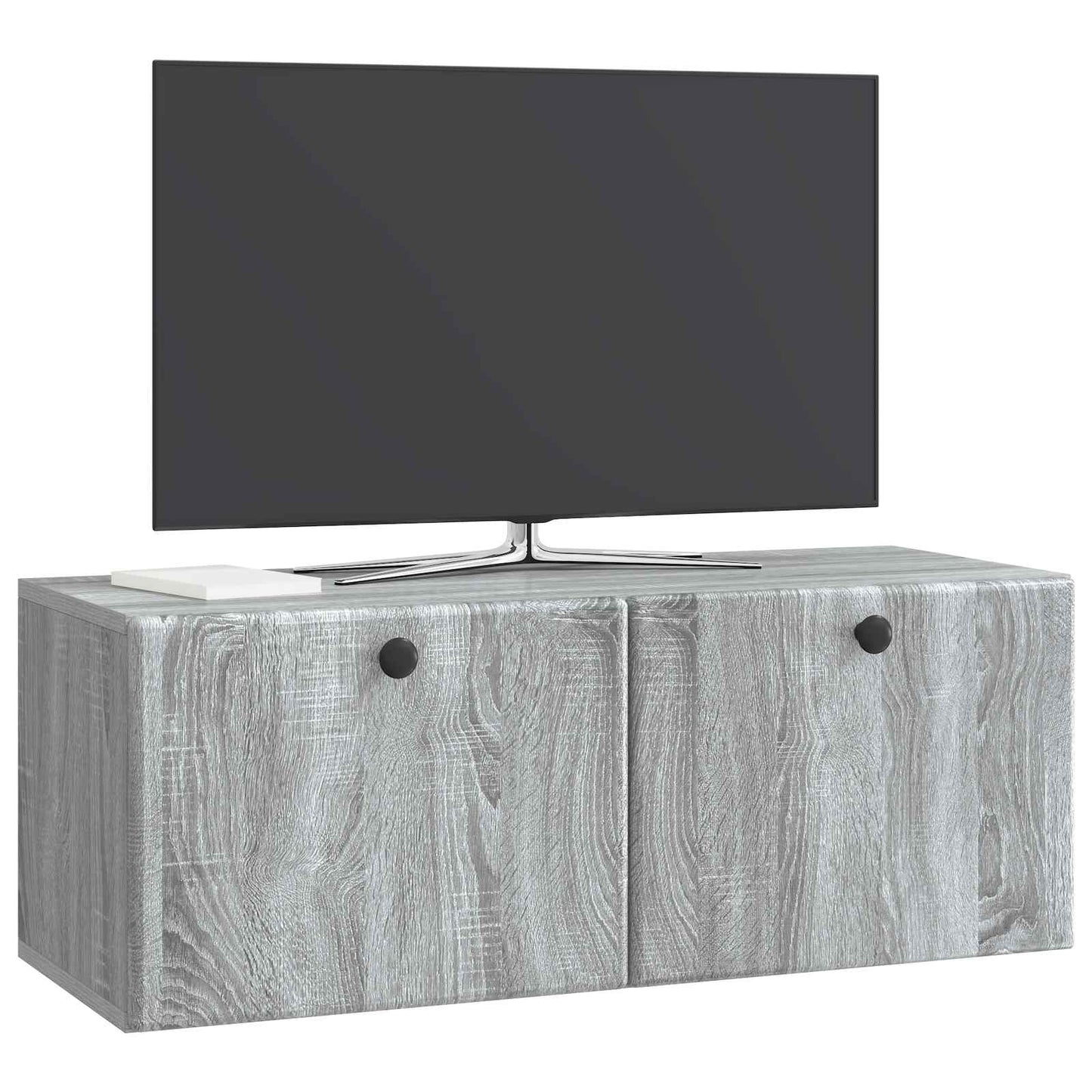 vidaXL Wall-Mounted TV Cabinet 78.5 x 31 x 30 cm Grey Sonoma