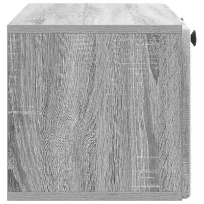 vidaXL Wall-Mounted TV Cabinet 78.5 x 31 x 30 cm Grey Sonoma