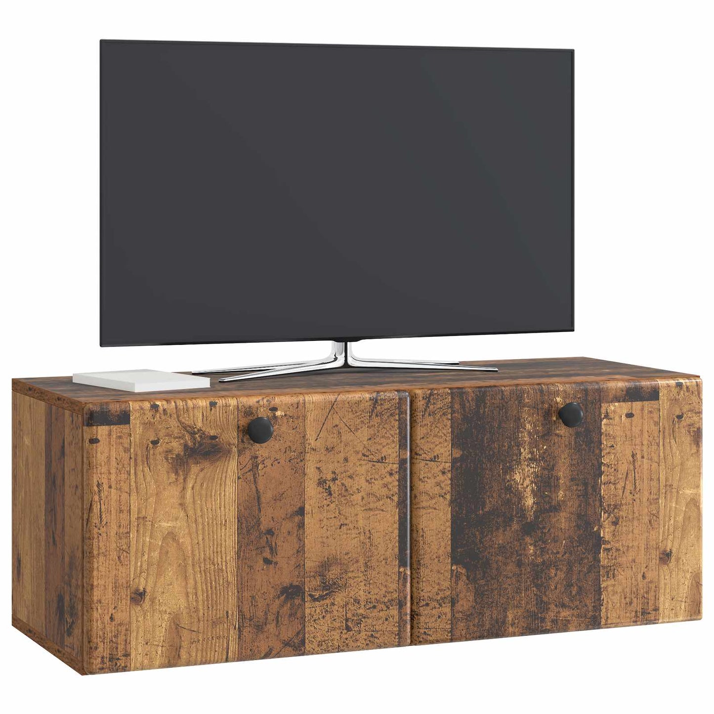 vidaXL Wall-Mounted TV Cabinet 78.5 x 31 x 30 cm Old Wood