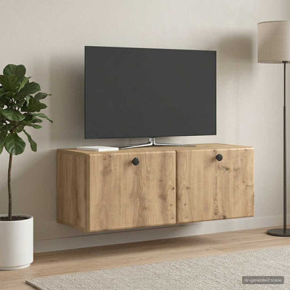 vidaXL Wall-Mounted TV Cabinet 78.5 x 31 x 30 cm Artisan Oak