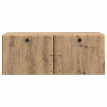 vidaXL Wall-Mounted TV Cabinet 78.5 x 31 x 30 cm Artisan Oak
