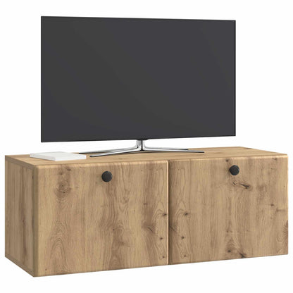 vidaXL Wall-Mounted TV Cabinet 78.5 x 31 x 30 cm Artisan Oak