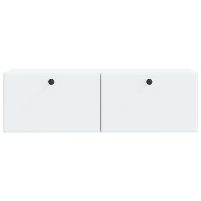 vidaXL Wall-Mounted TV Cabinet 98 x 31 x 30 cm White Engineered Wood