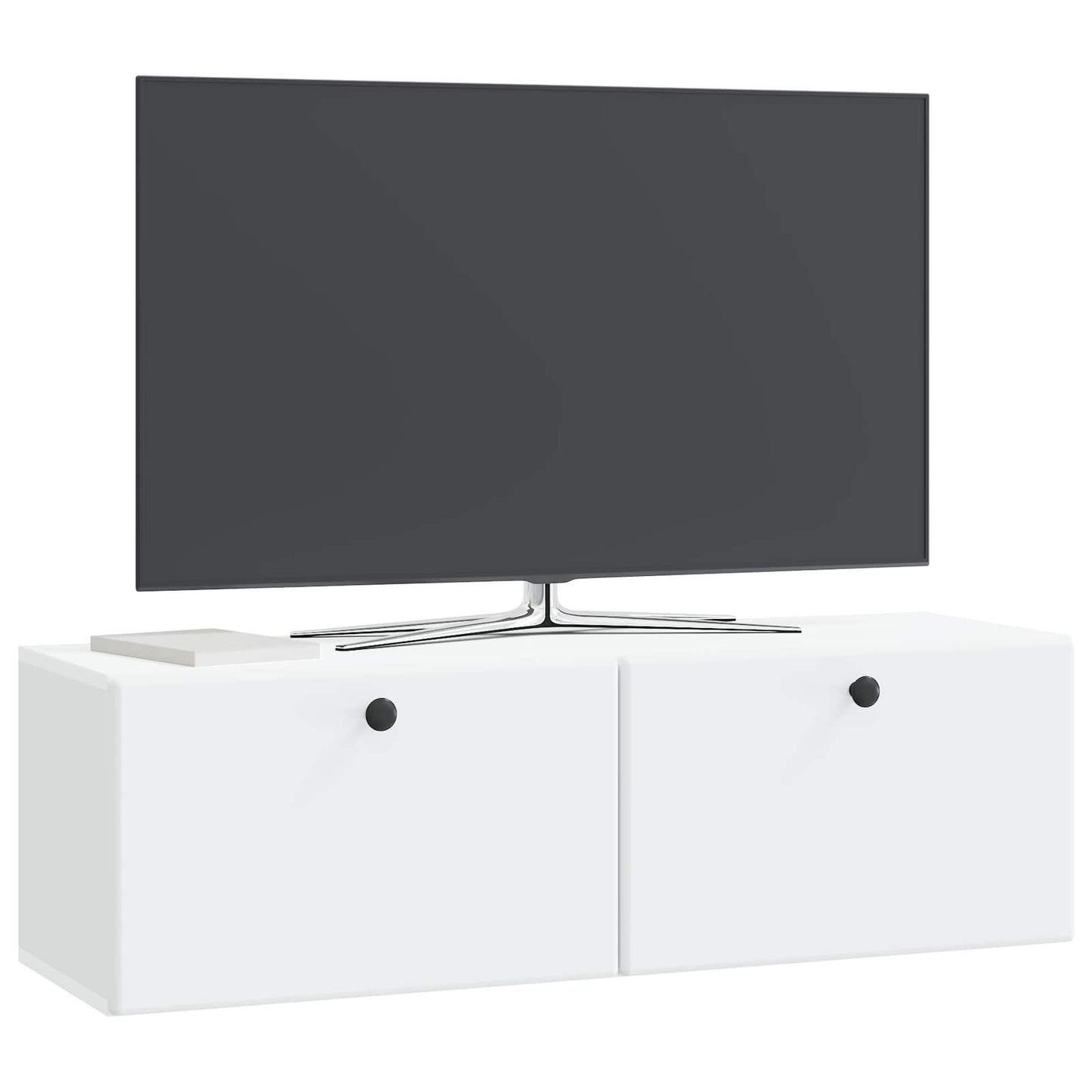 vidaXL Wall-Mounted TV Cabinet 98 x 31 x 30 cm White Engineered Wood