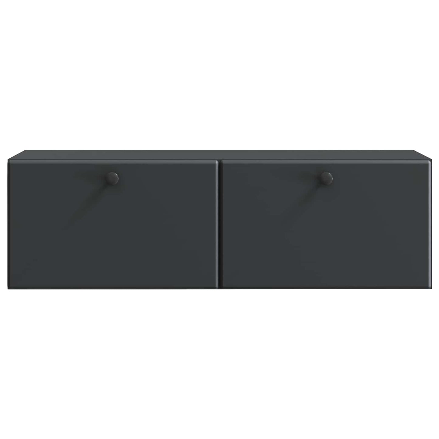 vidaXL Wall-Mounted TV Cabinet 98 x 31 x 30 cm Black Engineered Wood