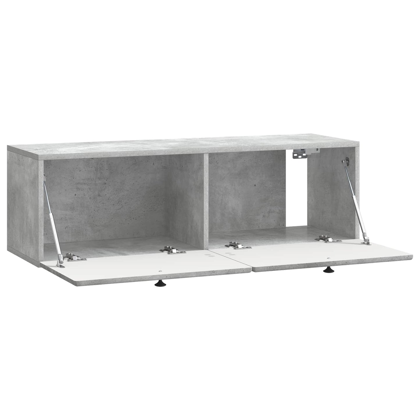 vidaXL Wall-Mounted TV Cabinet 98 x 31 x 30 cm Concrete Grey