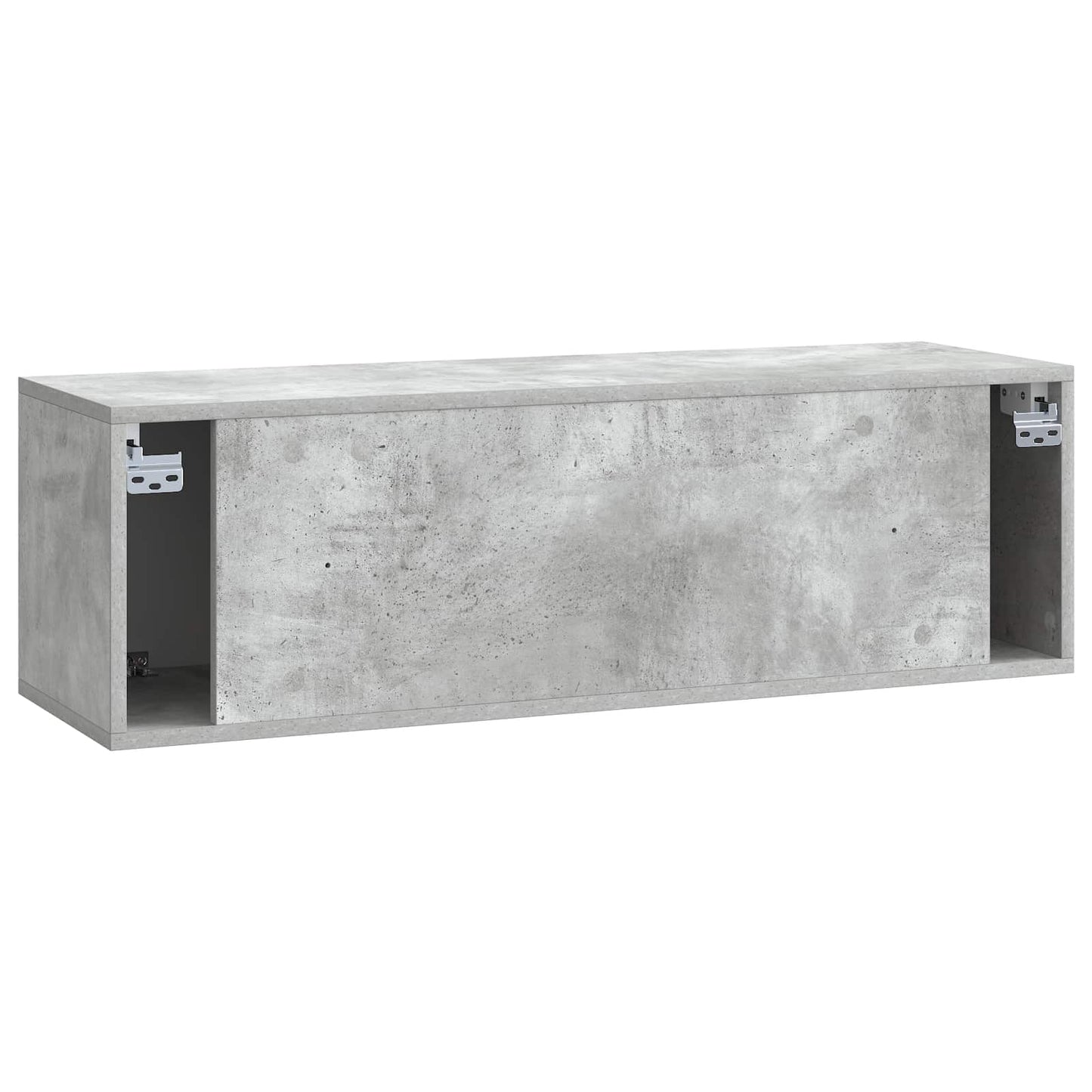 vidaXL Wall-Mounted TV Cabinet 98 x 31 x 30 cm Concrete Grey