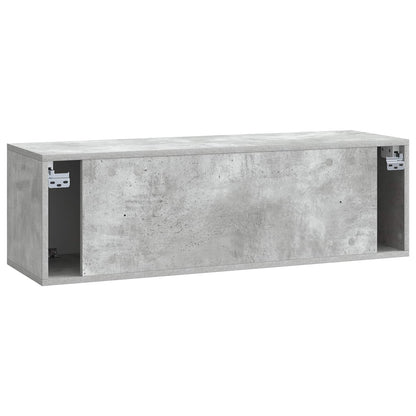 vidaXL Wall-Mounted TV Cabinet 98 x 31 x 30 cm Concrete Grey