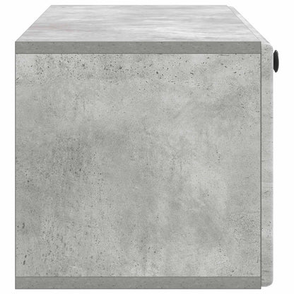vidaXL Wall-Mounted TV Cabinet 98 x 31 x 30 cm Concrete Grey