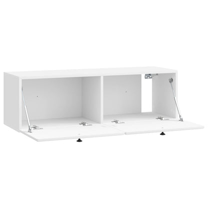 vidaXL Wall-Mounted TV Cabinet 98 x 31 x 30 cm High Gloss White