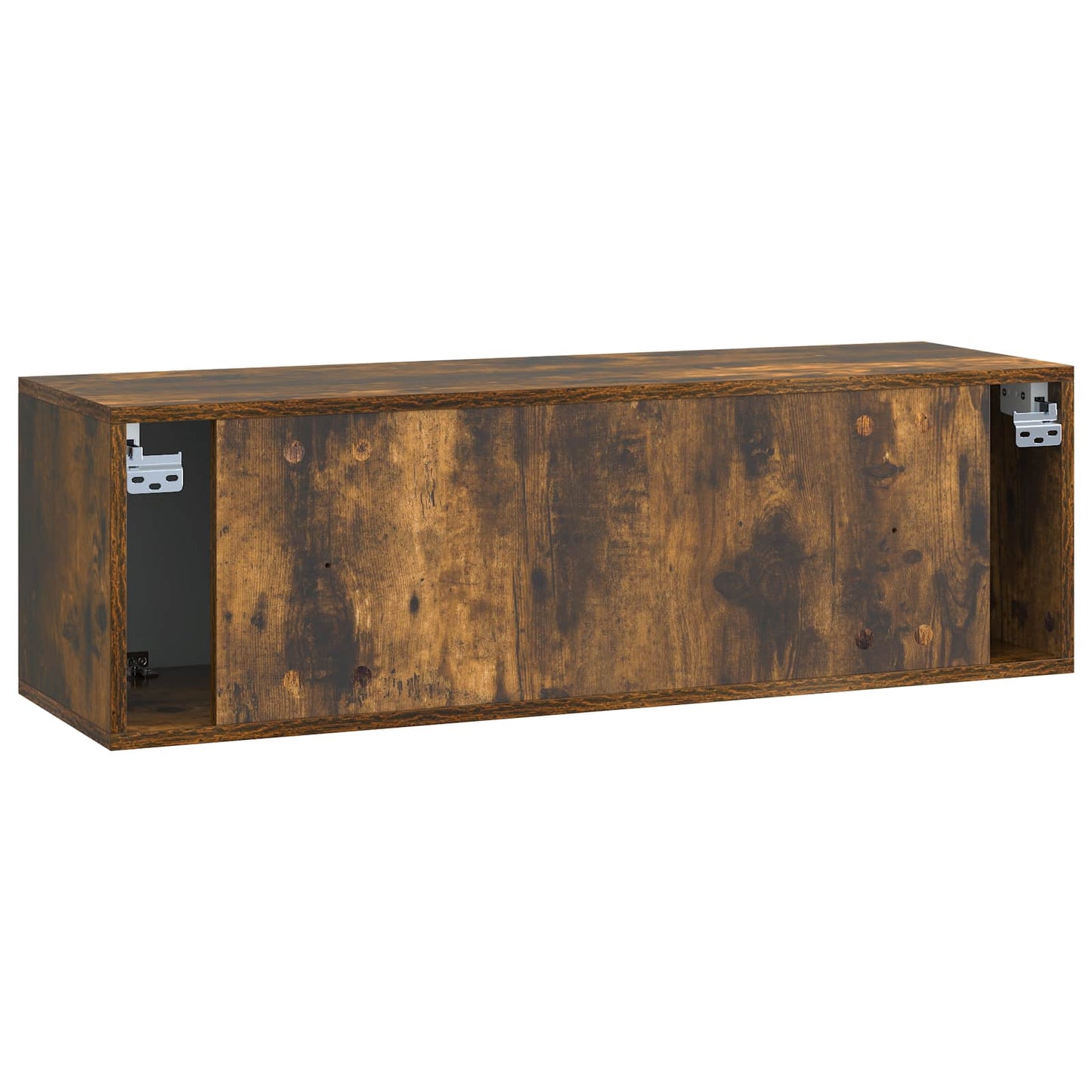 vidaXL Wall-Mounted TV Cabinet 98 x 31 x 30 cm Smoked Oak
