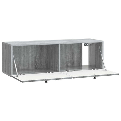 vidaXL Wall-Mounted TV Cabinet 98 x 31 x 30 cm Grey Sonoma