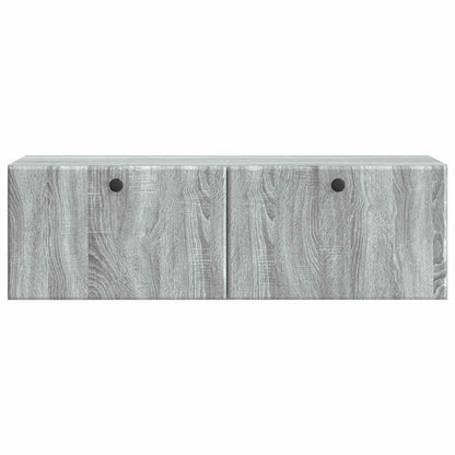 vidaXL Wall-Mounted TV Cabinet 98 x 31 x 30 cm Grey Sonoma