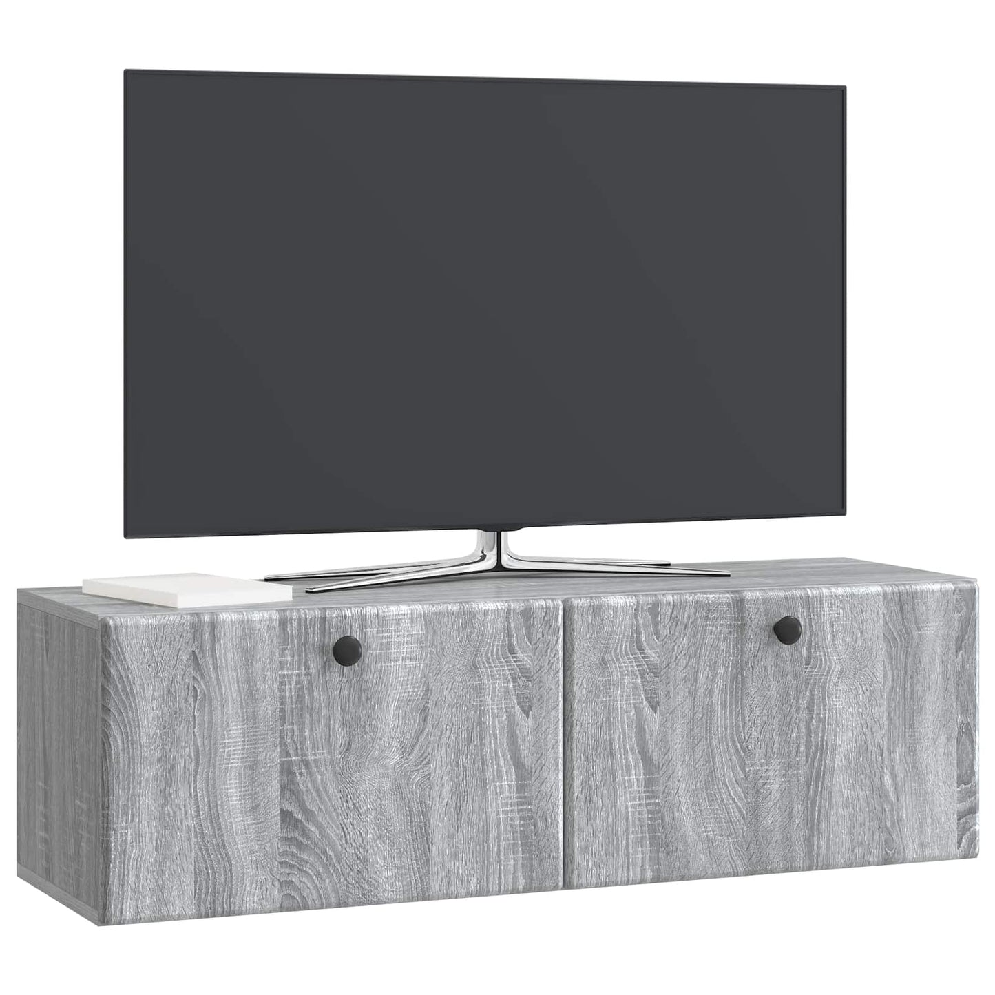 vidaXL Wall-Mounted TV Cabinet 98 x 31 x 30 cm Grey Sonoma