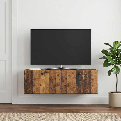 vidaXL Wall-Mounted TV Cabinet 98 x 31 x 30 cm Old Wood