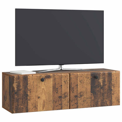 vidaXL Wall-Mounted TV Cabinet 98 x 31 x 30 cm Old Wood
